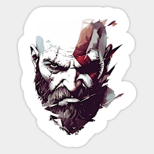 kratos Sticker